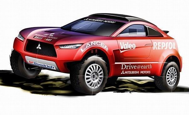 Weltpremiere: Für die Rallye Dakar 2009 wird der Mitsubishi Racing Lancer mit dem innovativen UltimateCooling(TM) System von Valeo ausgerüstet. Foto: mitsubishi-motors.com/motorsports